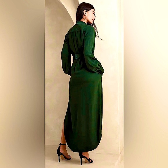 BANANA REPUBLIC FELISA MIDI SHIRTDRESS - Picture 3 of 7